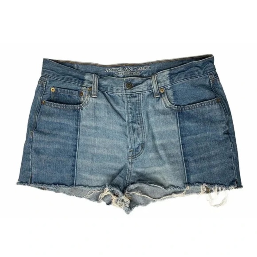 AMERICAN EAGLE two tone denim shorts